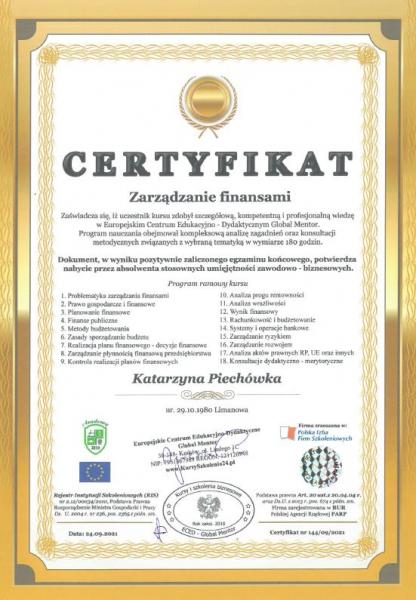certyfikat 4 