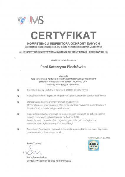certyfikaty nowe 8 1 